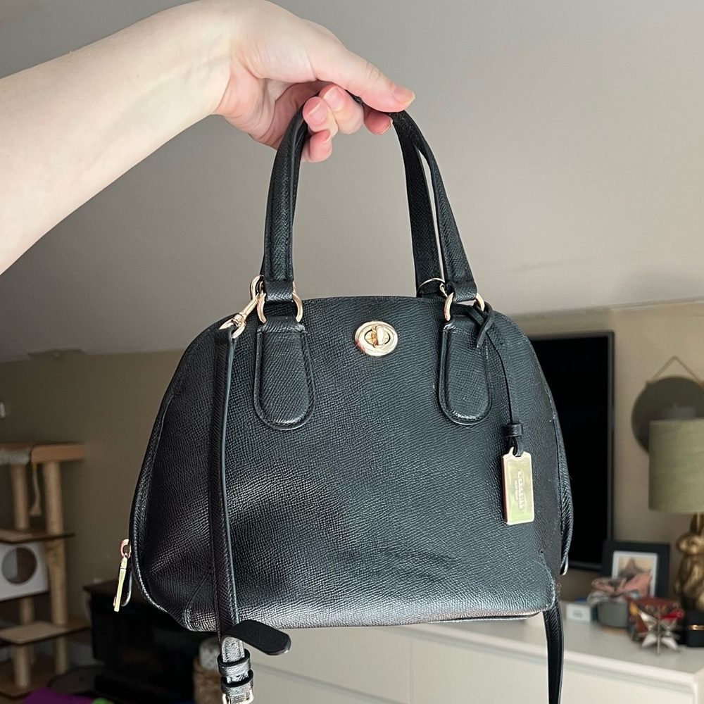 2000s Coach Prince Street Satchel Crossbody Handbag